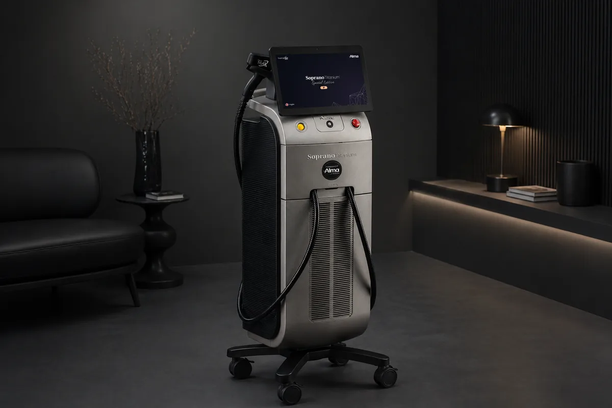 Equipo Soprano Titanium Edición Especial de Alma Lasers